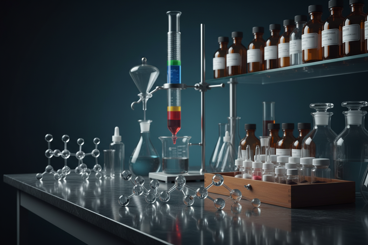 Fundamentals of Organic Chemistry and Identification of Chemical Products
