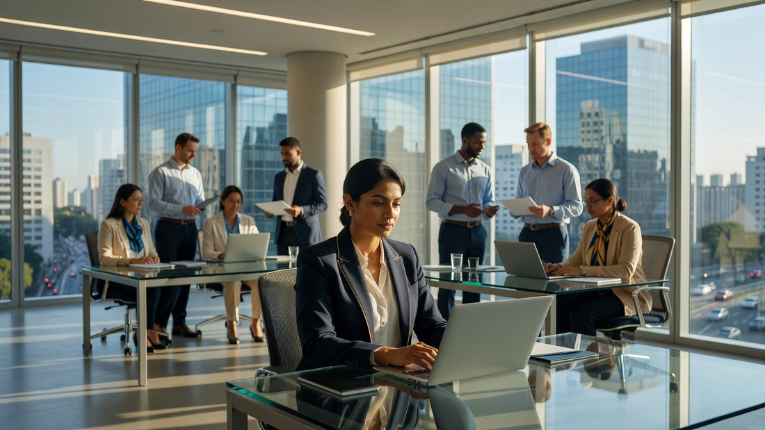 Expat professional reviewing work options in Brazil