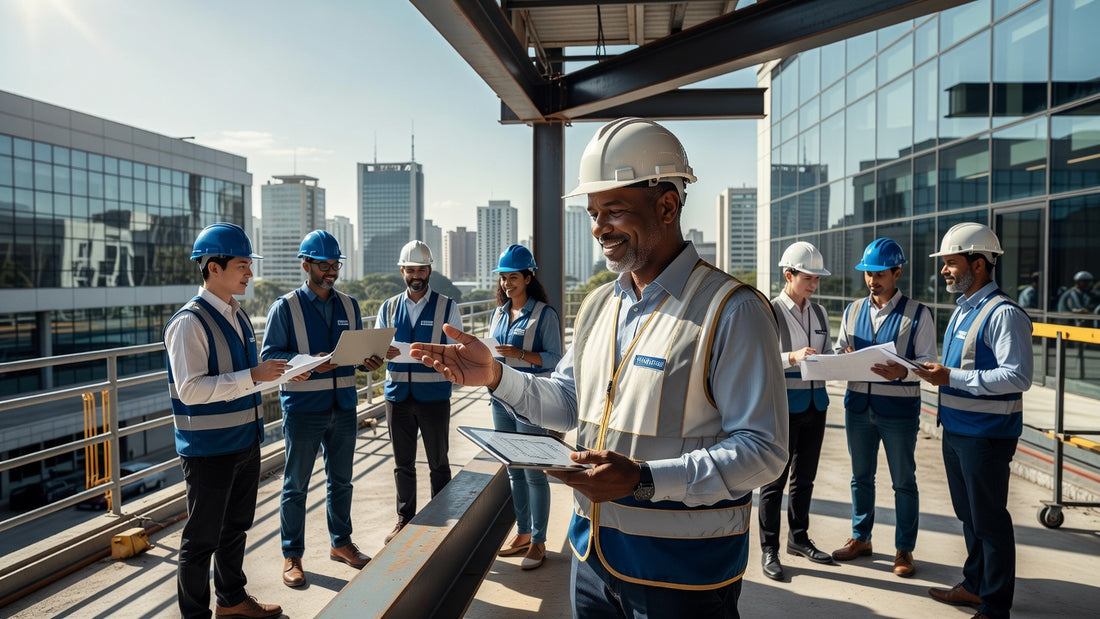 Safety professional at work in Brazil