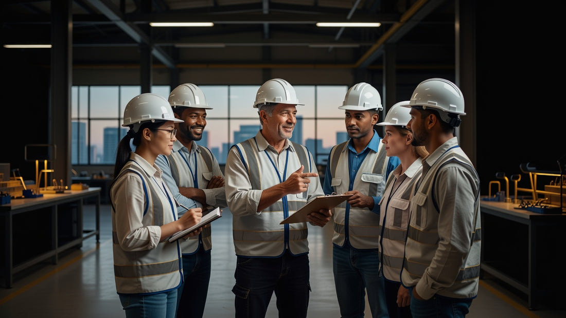 Industrial safety meeting in Brazil