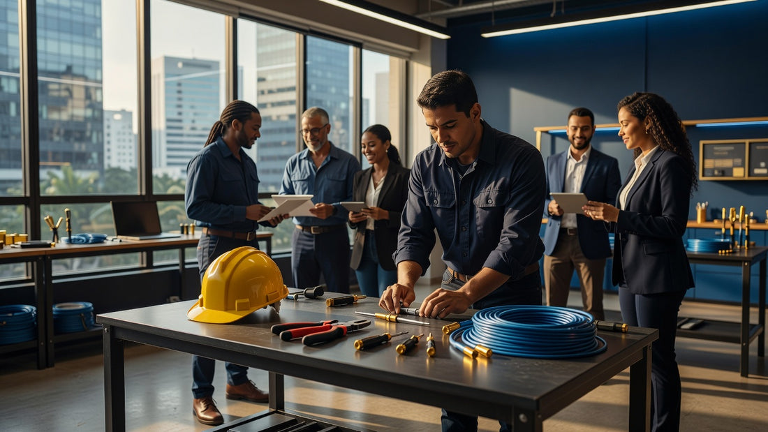 Electrical safety tools representing NR-10 Brazil certification