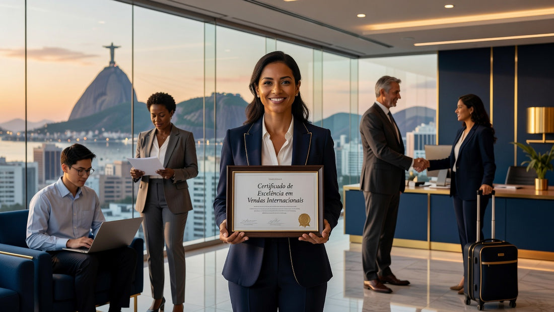 Sales professional in Brazil with certification