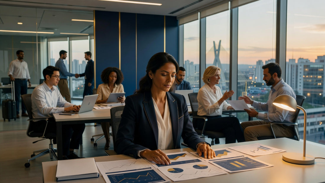 Professional applying Six Sigma methods in Brazil