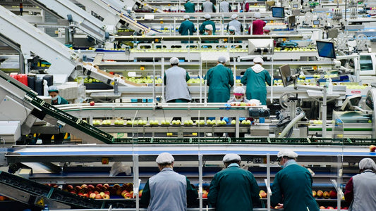 a group of men in a factory