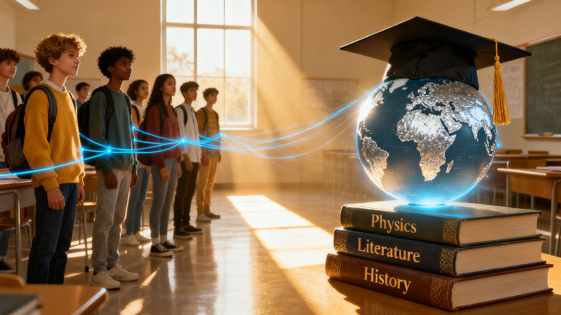 Students connecting globally for educational opportunities.